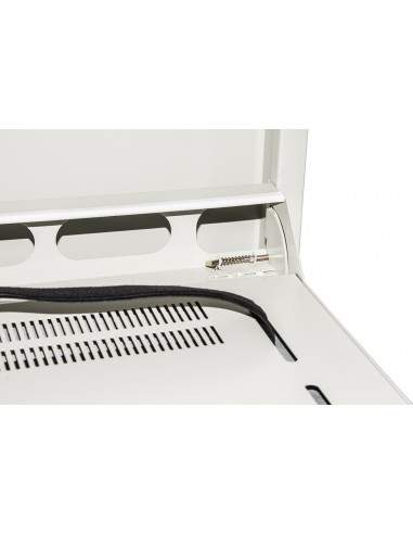 Armadio A Muro Per Laptop Con Chiusura A Chiave Colore Grigio