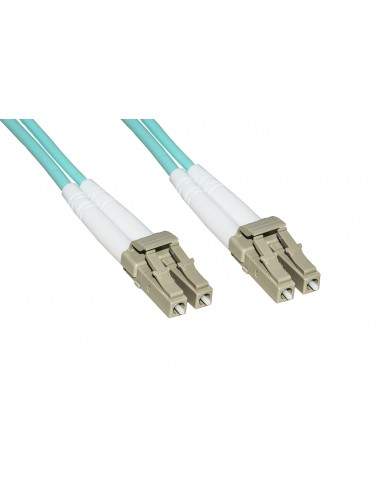 Cavo Fibra Ottica Lc A Lc Multimode Duplex Om3 50/125 Mt.50