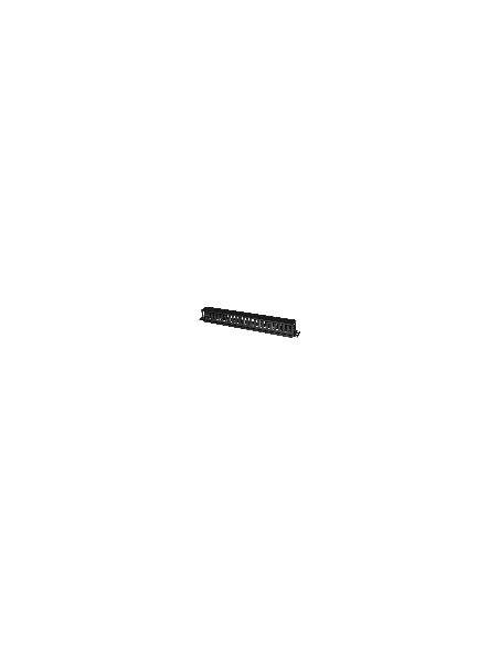 Pannello Passacavi 1 Unita' A Gabbia Per Rack Con Coperchio Scorrevole 25 Slot Colore Nero Pannello Passacavi 1 Unita' A Gabbia Per Rack Con Coperchio Scorrevole 25 Slot Colore Nero