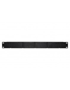 Listello Guidacavi Per Armadi 19'' 1 Unita' Colore Nero Con 5 Anelli Removibili 2