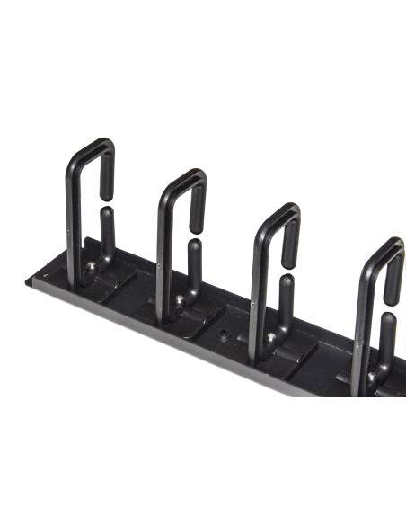 Coppia Passacavi Verticali 1U Cm Altezza 86,5 Nero