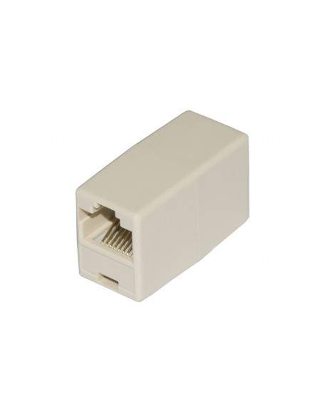 Accoppiatore Telefonico 2 Connettori Rj45 - 8P8C Femmina/Femmina Colore Bianco