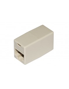 Accoppiatore Telefonico 2 Connettori Rj45 - 8P8C Femmina/Femmina Colore Bianco 2