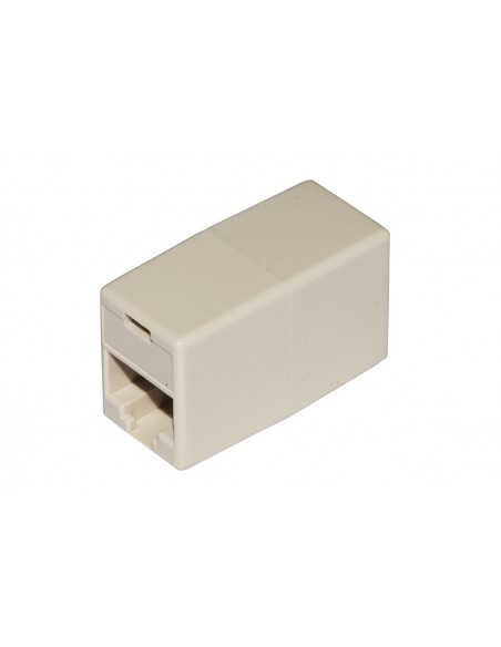 Accoppiatore Telefonico 2 Connettori Rj45 - 8P8C Femmina/Femmina Colore Bianco