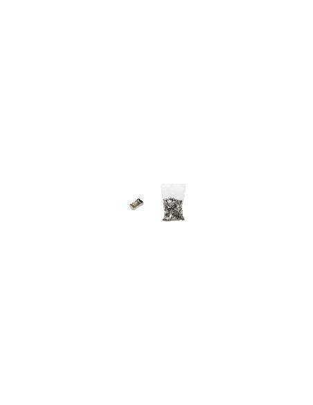 Confezione 100 Connettori 8 Poli Cat 5E Schermato Rj45 Confezione 100 Connettori 8 Poli Cat 5E Schermato Rj45