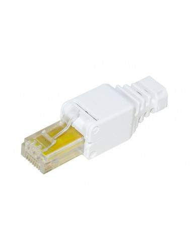 Connettore 8 Poli Cat 5E Utp Non Schermato Rj45 Tooless Maschio