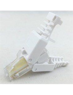 Connettore 8 Poli Cat 5E Utp Non Schermato Rj45 Tooless Maschio 2