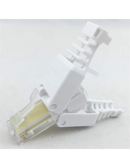 Connettore 8 Poli Cat 5E Utp Non Schermato Rj45 Tooless Maschio