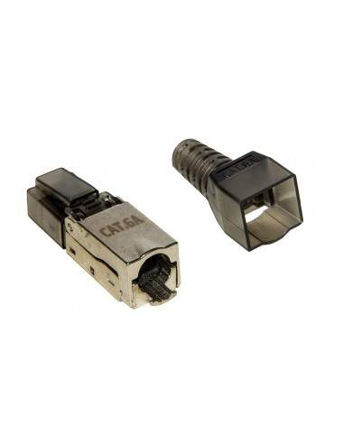 Connettore 8 Poli Cat 6A Schermato Rj45 Tooless