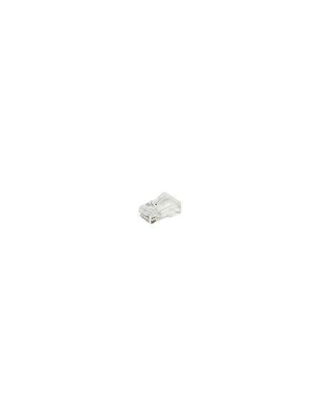 Confezione 100 Connettori 8 Poli Cat 6 Utp Non Schermato Rj45 Con Fori Per Agevolare Inserimento Cavi Confezione 100 Connettori 8 Poli Cat 6 Utp Non Schermato Rj45 Con Fori Per Agevolare Inserimento Cavi