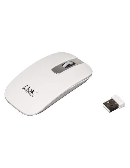 Tastiera Slim E Mouse Combo Wireless Bianca Link - 4