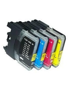 18ML Brother Compatible LC61C LC980C LC1100C ALTA CAPACITA Brother - 1