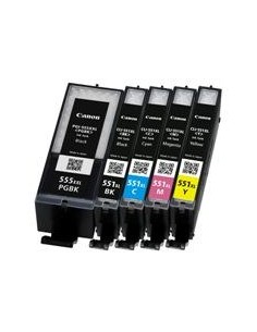 22ML Com for Canon Pixma IP7250,MG5450,MG6350PGI-550XLPGBK. Canon - 1