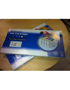 10 Cartucce Com T01631-1632-1633-1634 (4x black+6 color) neutra - 1