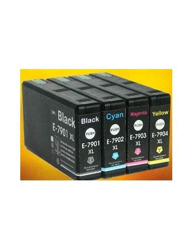 42ML Black Pigment WF4630,4640,5110,5190,5620,5690-2.6K79XL Epson - 1