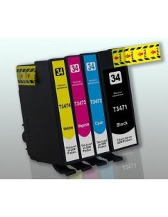 12Ml Ciano compa Workforce WF-3720DWF / WF-3725DWF-0.95K Epson - 1