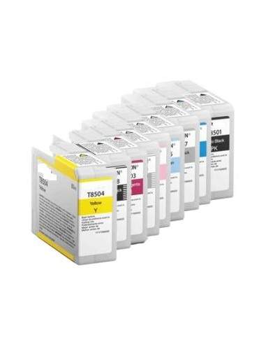 80ML Pigmento compatible SC-P800DES,P800SE,P800SP-Photo BK Epson - 1