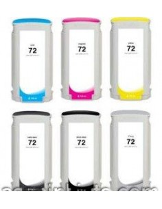 130ml Dye PBK for HP Designjet T1100,T1200,T1300,T2300,72 HP - 1
