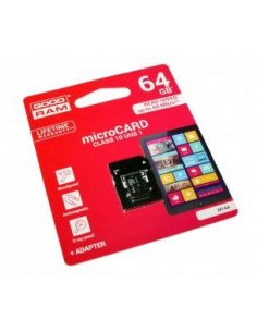 microSD GoodRAM 64GB class 10 UHS I + adpter, ret. blister Goodram - 1