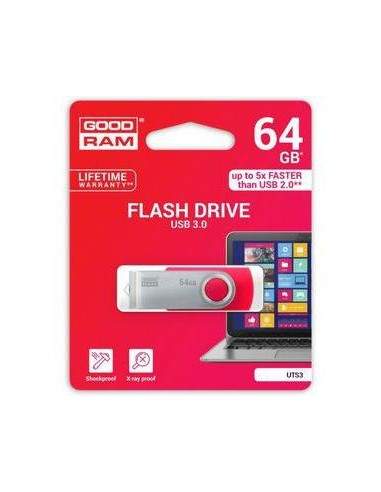 Pendrive GoodRAM 64GB UTS3 BLACK USB 3.0 - retail blister Goodram - 1