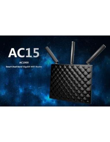 Router Wireless 1900Mbps Dual Band Gigabit USB3.0, AC15 Tenda - 1