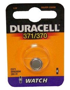 10 pile a bottone Duracell D371/370 1x 1,5volt - 10 blister