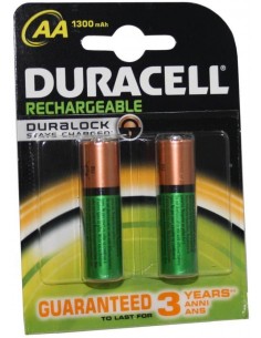 Batt. ric. stilo AA 2x 1300mAh NiMH 1,2v HR6 DURACELL