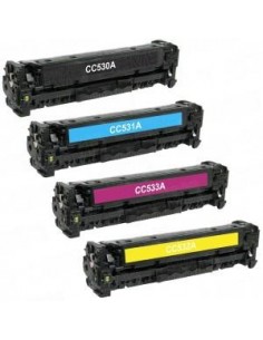 Yellow toner universal HP CC532A/CE412A/CF382A-2.8K HP/CANON - 1