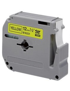 Laminato Black-Yellow 12mmX8m Brother labelMK-631BZ Brother - 1