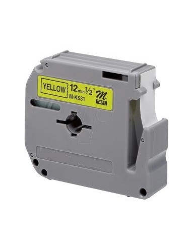 Laminato Black-Yellow 12mmX8m Brother labelMK-631BZ Brother - 1