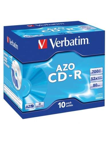 CD Verbatim - CD-R - 700 Mb - 52x - Jewel case - 43327
