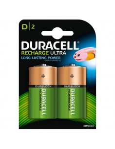 Pile Ricaricabili Duracell Accu - torcia - D - 1,2 V - HR20B2 (conf.2)
