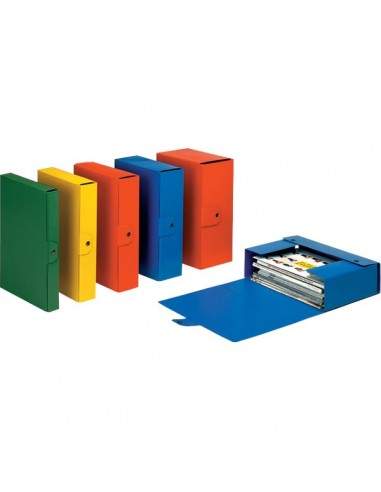 Scatole portaprogetti Eurobox Esselte - dorso 4 cm - 25x35 cm - blu - 390324050 (conf.5)