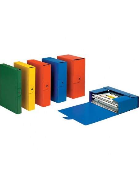 Scatole portaprogetti Eurobox Esselte - dorso 10 cm - 25x35 cm - verde - 390330180 (conf.5)