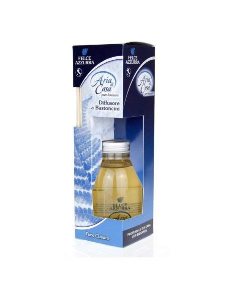 Felce Azzurra Diffusore a Bastoncini 200 ml - Talco - Aria di Casa - 3204