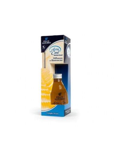 Felce Azzurra Diffusore a Bastoncini 200 ml - Vaniglia Dorata - Aria di Casa - 0086