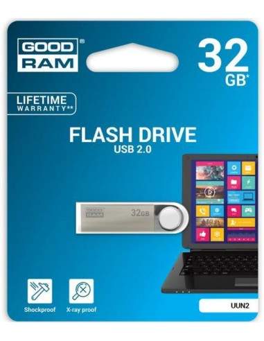 Pendrive GoodRAM 32GB UNN2 metal USB 2.0 - retail blister Goodram - 1
