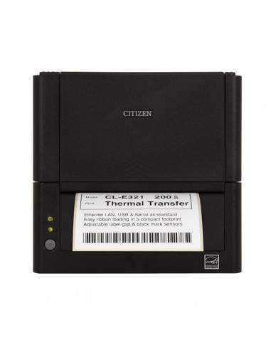 Stampante Citizen CL-E321 - Trasferimento termico - 203dpi - 200/mms - USB 2.0 - RS232C - LAN 10/100 - CLE321XEBXXX Citizen - 3