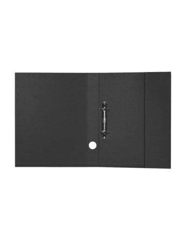 Gruppi di classificatori ad anelli Rexel - Terzetto - 14x35x25 cm - 4 cm - nero - GKM3200