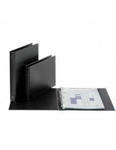 Raccoglitori Dossier Favorit - 4 anelli Ø 30 mm R 42x30 cm (album) - nero - 100500161 6432002