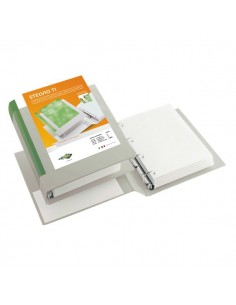 Raccoglitori personalizz. Stelvio TI Sei Rota - 3 anelli Ø 40 mm D 22x30 cm - bianco - 36404201