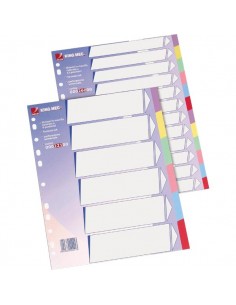 Divisori in cartoncino Manilla King Mec - 6 tasti - 22100