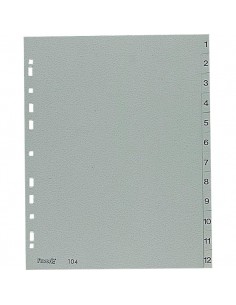 Divisori numerici Separex in polipropilene Elba - 12 tasti numerici - 400006686