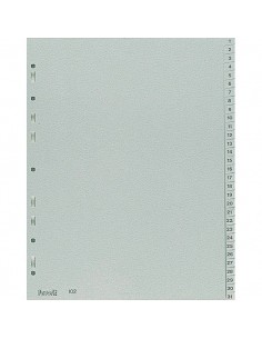 Divisori numerici Separex in polipropilene Elba - 31 tasti numerici - 400006684