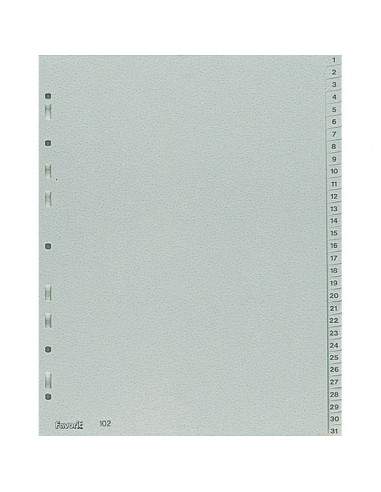 Divisori numerici Separex in polipropilene Elba - 31 tasti numerici - 400006684