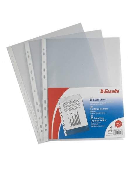 Busta a perforazione universale Esselte - Deluxe antiriflesso - 6 pack x50 -  391098600 (conf.300)
