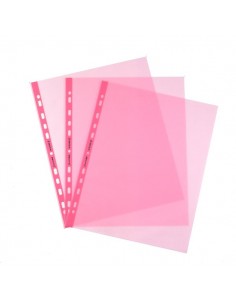 Buste a foratura universale Favorit Art - 22x30 cm - liscio - rosa - 100206799 (conf.25)