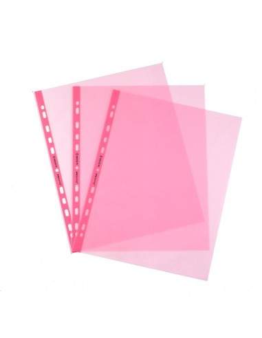 Buste a foratura universale Favorit Art - 22x30 cm - liscio - rosa - 100206799 (conf.25)