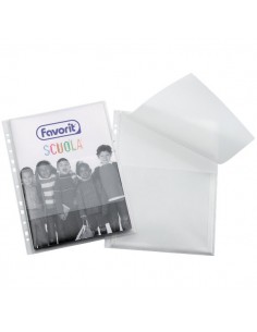 Buste a foratura universale con soffietto e patella Elba - 21x29,7 cm - 10 - 100080754 (conf.10)