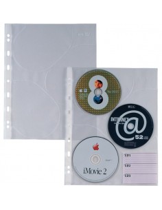 Buste trasparenti Atla CD 3 Sei Rota - 662509 (conf.10)